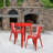 Duluth 30'' Round Metal Indoor-Outdoor Table Set with 2 Arm Chairs-24678687-24678682