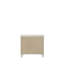 Table de chevet finition perle blanche