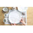 30 Piece Porcelain China Dinnerware Set - Service for 6