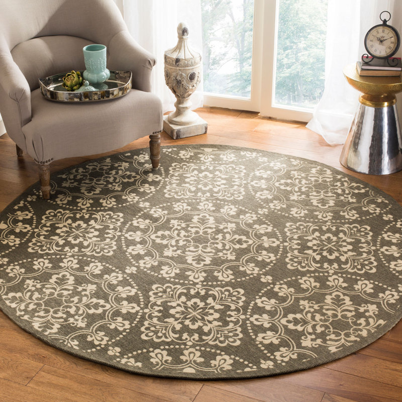 Haylie Hand Loomed Jute Rug, Round 6'