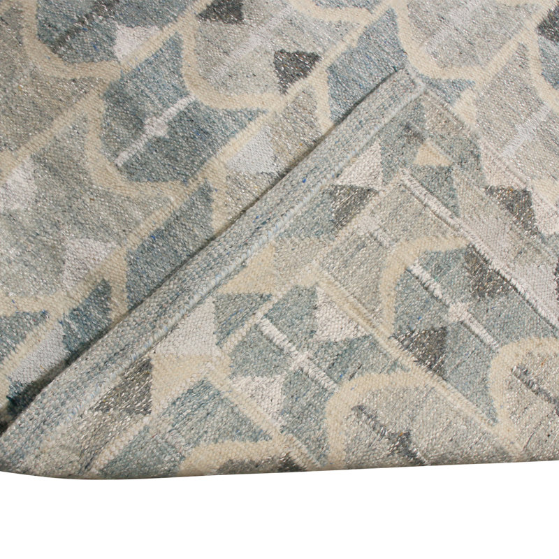 Wool Geometric Area Rug, Rectangle 12' x 15'