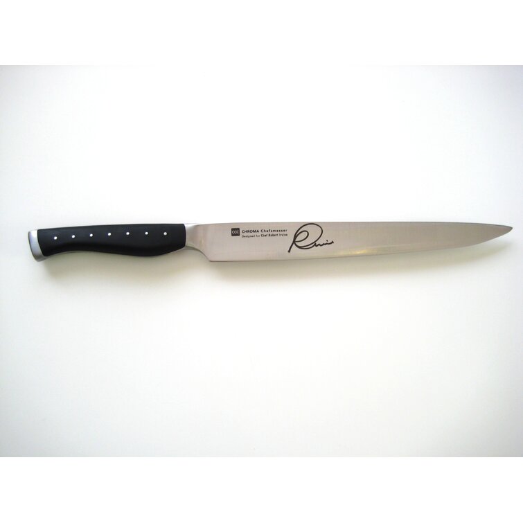 Vintage Pampered Chef Forged Carving Knife & Fork Set With 