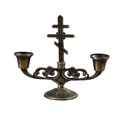 Petit chandelier rétro à deux têtes Retros