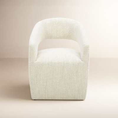 Camino Performance Fabric Rolling Arm Chair