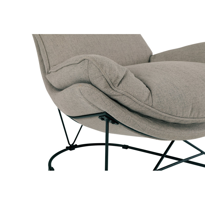 Méridienne l 33 po, gris