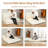 Compression Bean Bag Bed Folding Sofa Bed Floor Mattress, Foam Filling Trifold Matress Double Sofa Chairs With Washable Soft Velvet Cover, Extra Wider Fold Full Floor Mattress For Bedroom, Living Room-1649172644