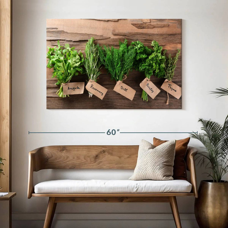 Harnek Bundled Fresh Herbs, 32" H x 48" W