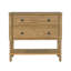 Commode d'appoint 2 tiroirs Naturel Voir ci-dessous