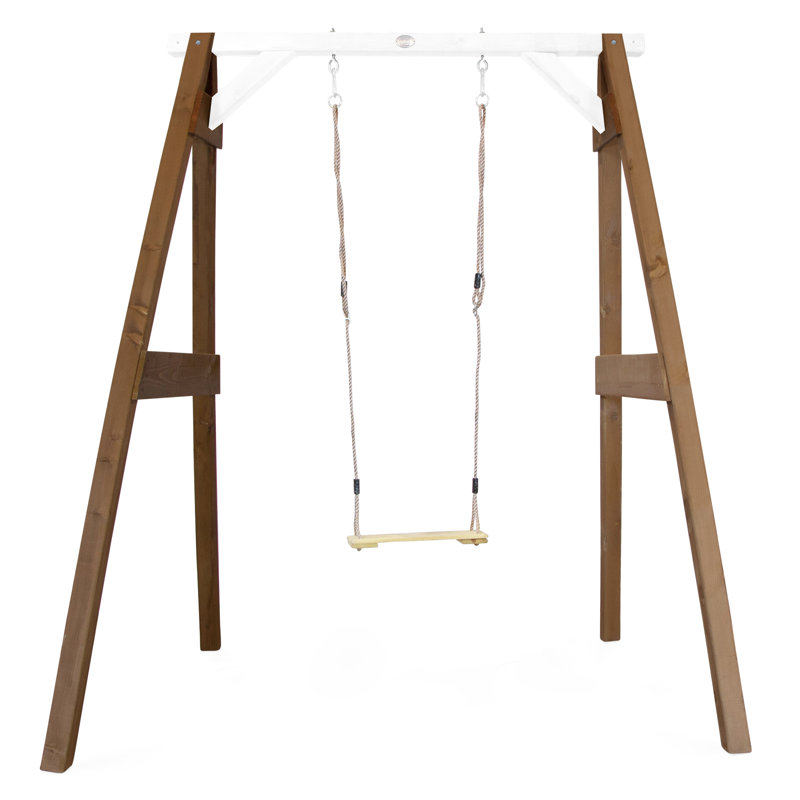 AXI Hemlock Swing Set with 1 Swing(s), Brown/White