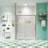 56"-60"W X 72"H Sliding Shower Door, Sliding Door, With 1/4" Tempered Glass-114613318