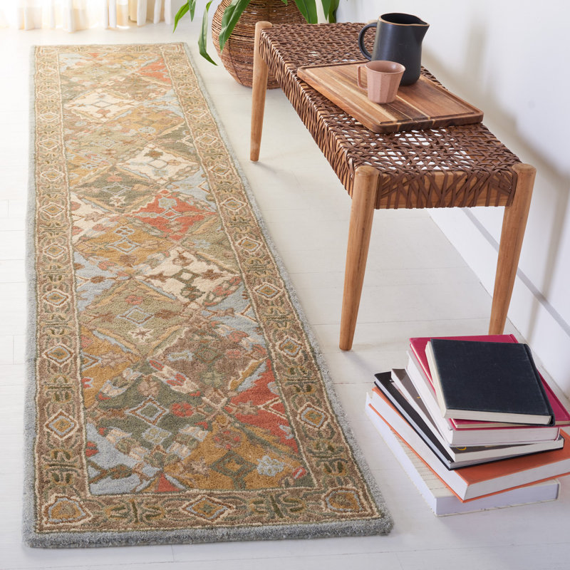 Albert Hand Tufted Wool Oriental Rug, Runner 2'3" x 8'