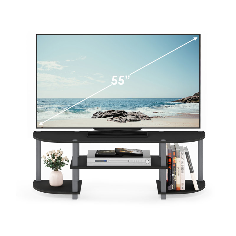 Sarwa TV Stand for TVs up to 50", Black/Gray