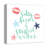 Salty Kisses Starfish Wishes Print On Canvas; 6D6C7B501C7141D6B33417D91EAD3003 Square-1637531111