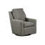Miley Swivel Glider With Brushed Graphite Fabric - Made In USA-115954646