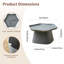 Table d'appoint carrée pour table basse moderne-1173181791