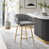 Velours gris