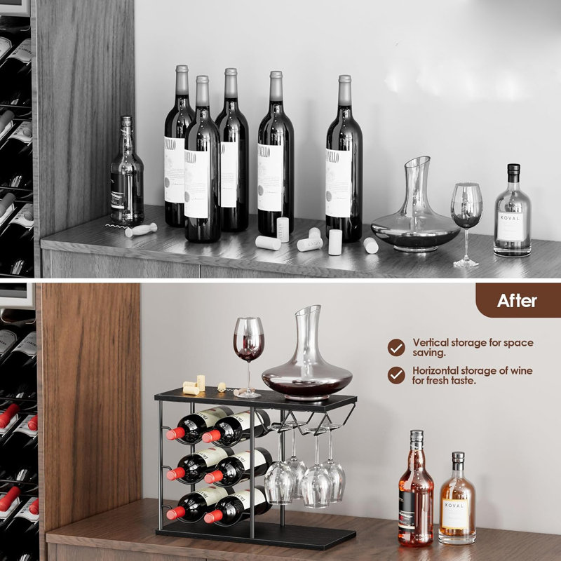 Metal Wine Storage Organizer
