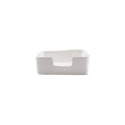 Melamine Lastra White Napkin Holder