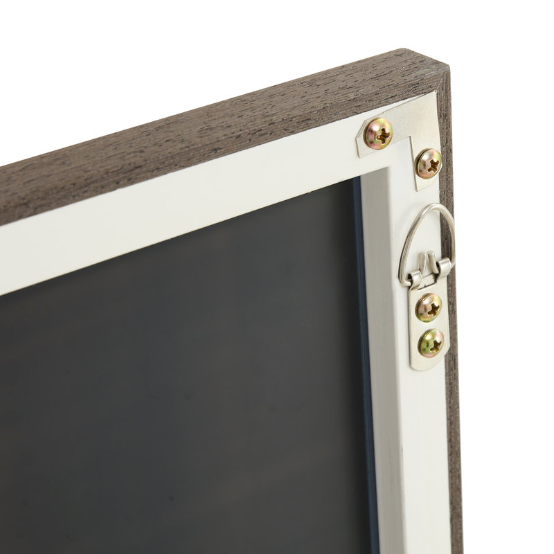  Full Length Mirror with Gray Solid Wood Frame, 58"x15" Dressing or Wall Mounted Decorative Mirror, Gray, 58" x 15"