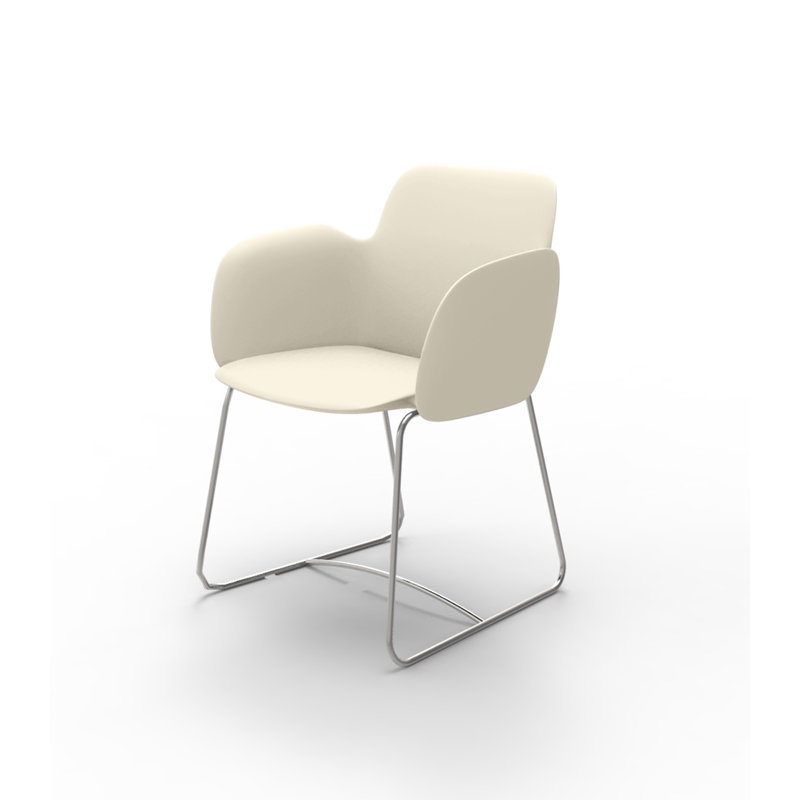 Fauteuil de patio Pezzettina, Écru