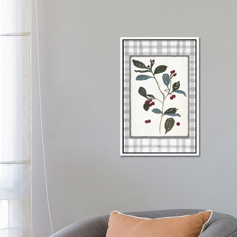 Floral Medley 4 by Stellar Design Studio - Print on Canvas, 66.04 cm H x 45.72 cm W, White Floater Frame