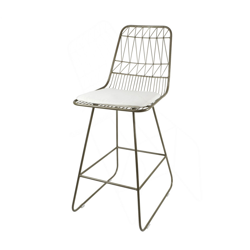 NIEZ COUNTER STOOL, Light Gray