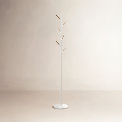 6 - Hook Freestanding Coat Rack