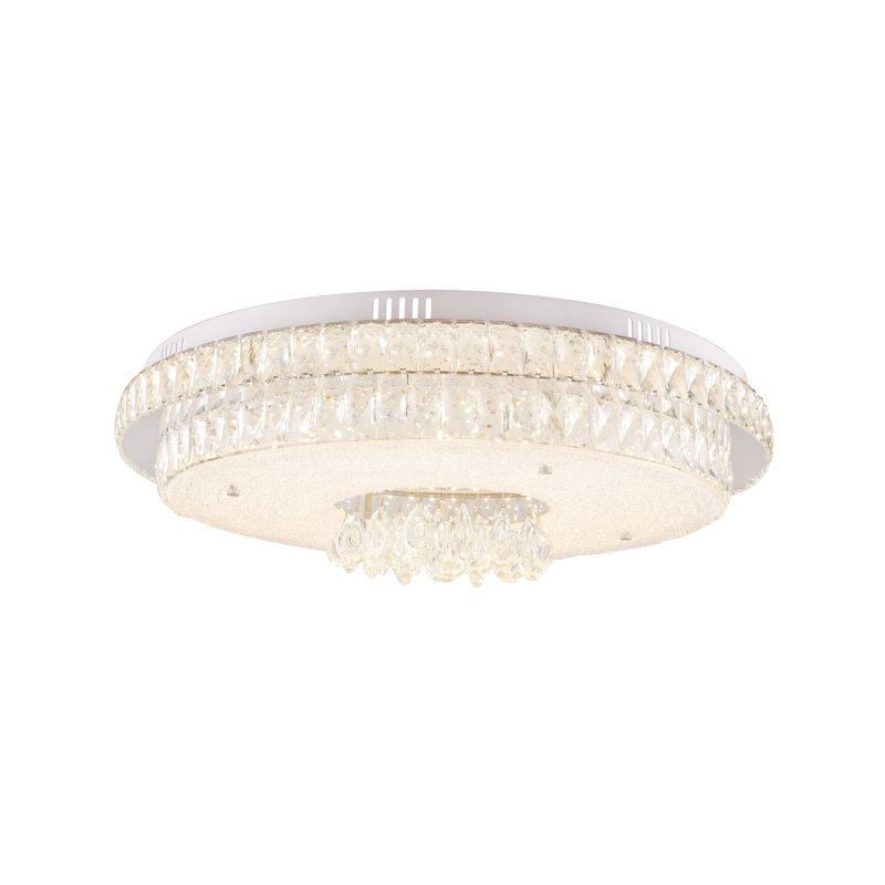 Whipe Crystal LED Flush Mount