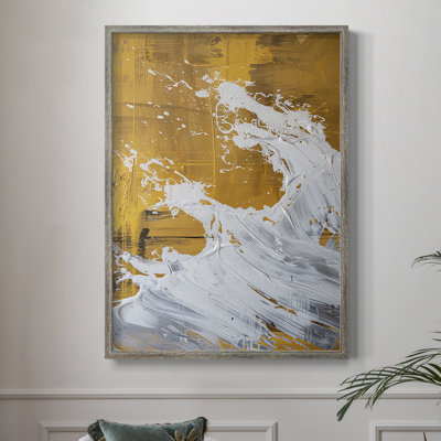ABSTRACT Series CD XXII, reproduction encadrée - bois massif