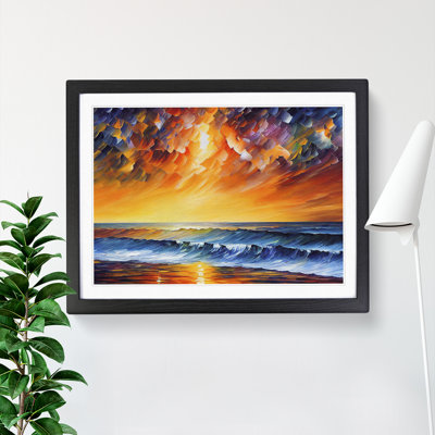 XH1022-4376X Golden Beach Vol.3 1 Piece Single Picture Frame Wall Art