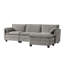Esteban Modern 4 Seater Sofa with Elephant Ear-Shaped Armrests-1202737170