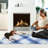 Striped Machine Washable Rugs Geometric Modern Non-Slip Rug for Living Room Bedroom Nursery Dining Table Bedside Decor-696657706