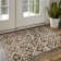 Govan Moroccan Machine Washable Indoor Door Mat Entry Rug Non-Slip Rug