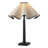 Monika 24.5" Resin and Rattan Table Lamp