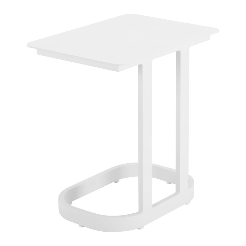 Friss End Table Black, White