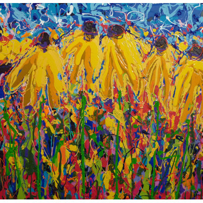 " Coneflower Chaos " by Jeff Boutin
