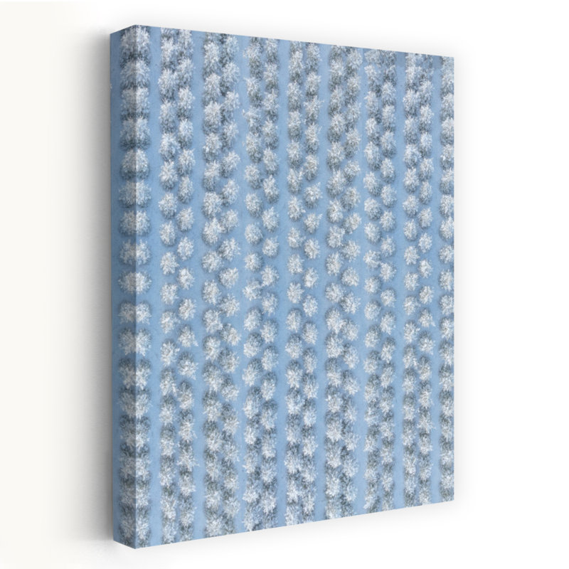 Plante abstraite, art mural contemporain, H 60 po x l 40 po
