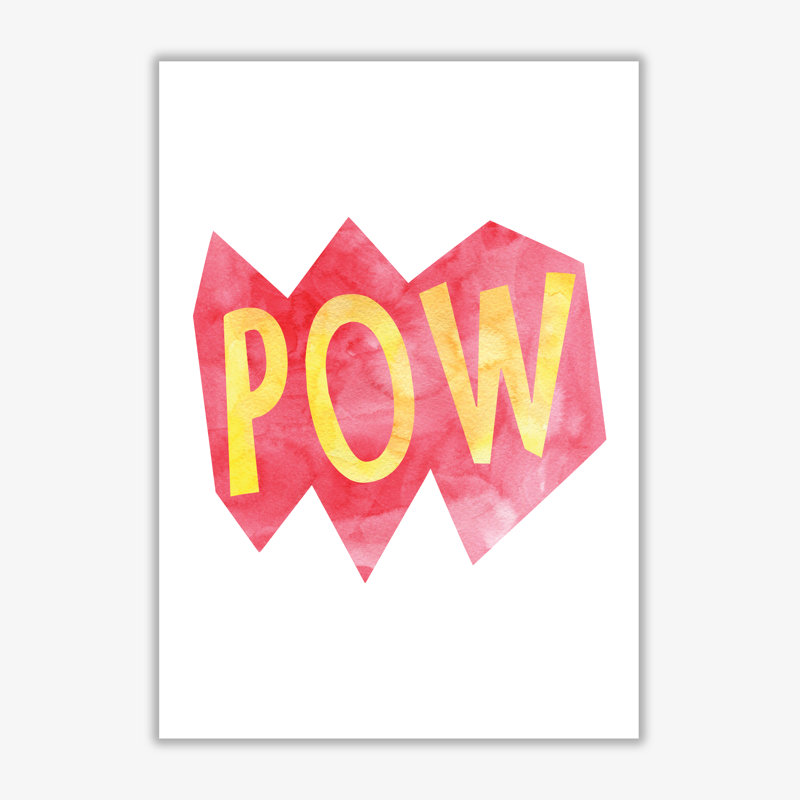 Pow - Painting, 85 cm H x 60 cm W x 1 cm D, No Frame