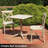 Round Outdoor Folding Dining Table