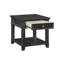 Table de bout Briarwood avec ports de charge USB et prise de courant