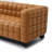 Faux Leather Square Arms Sofa-1820623969