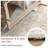 Purl Chenille Mashine Washable Vintage Indoor Arae Rug with Non-Slip Backing for Bedroom Living Room Kitchen Entryway-623484143