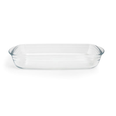 Excelsa Natural Baking Non-Stick Glass Baking Tray