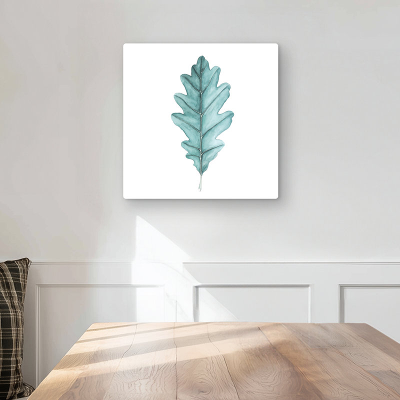 Oak Leaf - Office Botanical Metal Print for Home Decor