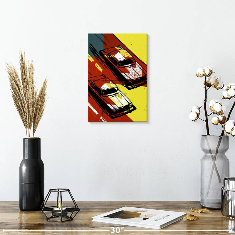 Mehar Street Racing Grunge, 12" H x 8" W