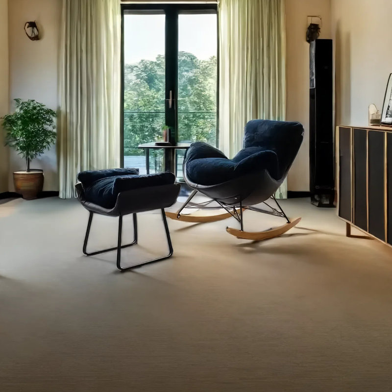 Chaise berçante de qualité pour les loisirs, Bleu foncé