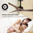 52" Outdoor Ceiling Fan Without Light With Remote Control-389279700