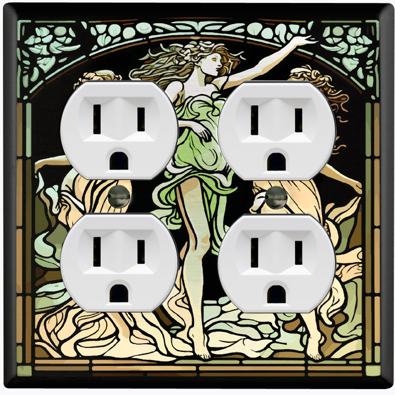 2 - Gang Duplex Outlet Standard Wall Plate