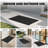 Gray Composite Rubber Mat, Anti-fatigue Floor Mat Category, Dual-layer Polypropylene+rubber Traction Pattern, Non-slip Waterproof Moisture Channeling For Kitchen Bathroom Entryway Home High-traffic Areas-1426077906