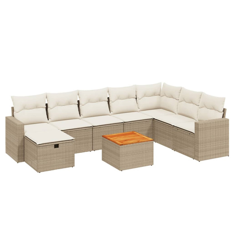 Ensemble de canapé de jardin Vidaxl